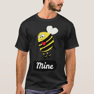 T-shirt Soyez mien Mignonne Bee Bumblebee Honeybee Valenti