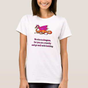 T-shirt Soyez Nice aux dragons