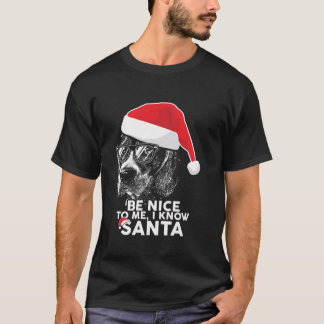 T-shirt Soyez Nice Beagle Noël Drôle Noël T Chemise