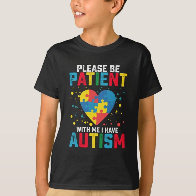 T-shirt Soyez patient avec moi, j'ai une conscience de l'a (Devant)