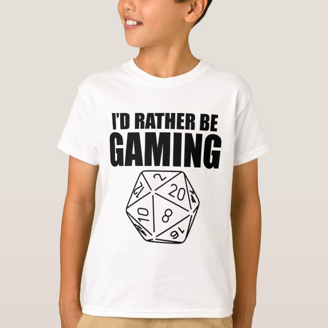T-shirt Soyez plutôt le jeu (D20) (Devant)