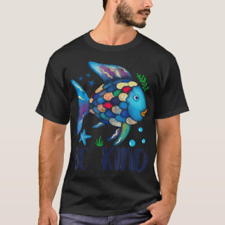 T-shirt Soyez Soi Rainbow Scale Fish Teacher Lecture Livre