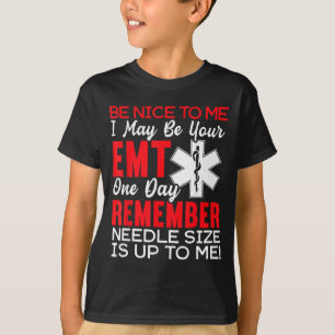 T-shirt Soyez Sympa avec les Blagues des Techniciens Médic