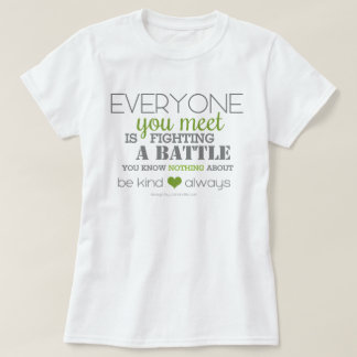 T-shirt Soyez toujours gentil (vert)