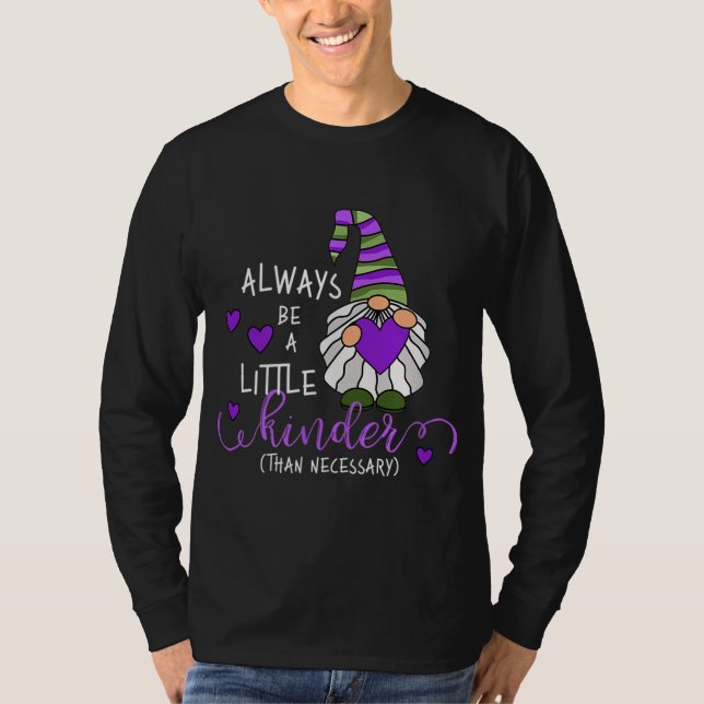 T-shirt Soyez toujours un petit genre Jardin Whimsical Gno (Devant)