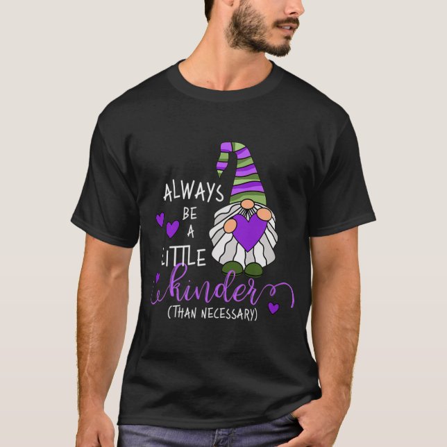 T-shirt Soyez toujours un petit genre Jardin Whimsical Gno (Devant)