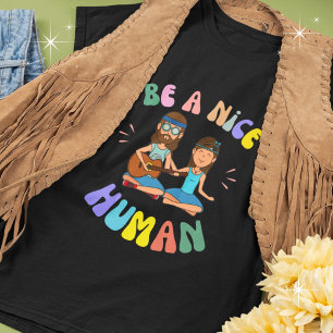 T-shirt Soyez un bel homme Hippie Flower Graphic