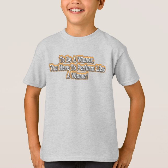 T-shirt "Soyez Un Vainqueur" Joli Design. Commandez dès ma (Devant)