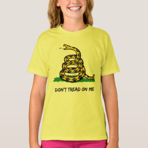 T-shirt Soyez un vrai libertaire Ne marchez pas sur moi
