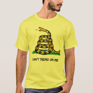 T-shirt Soyez un vrai libertaire Ne marchez pas sur moi