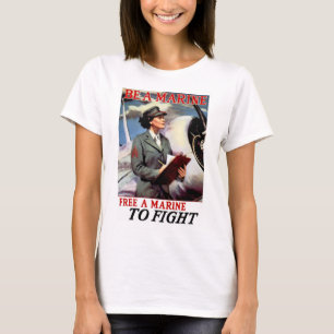T-shirt Soyez une marine - libérez une marine pour
