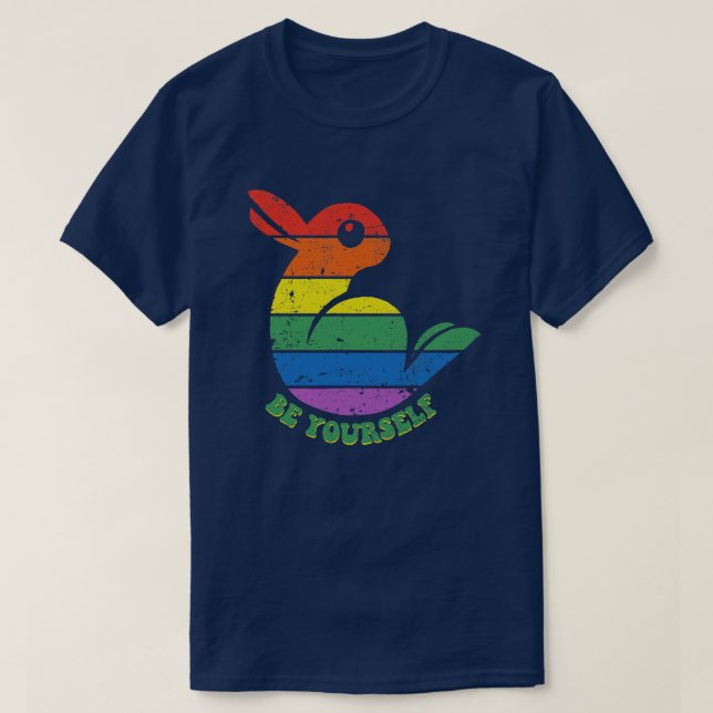 T-shirt Soyez Votre Lapin De Canard S (Design devant)