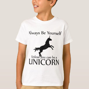 T-shirt Soyez vous-même licorne