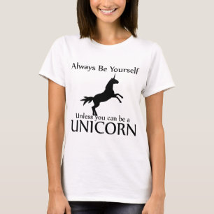 T-shirt Soyez vous-même licorne