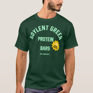 T-shirt Soylent Green protein des barres green edition