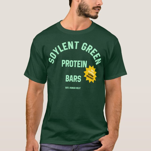 T-shirt Soylent Green protein des barres green edition (Devant)