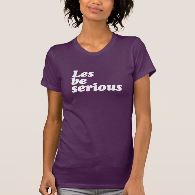 T-SHIRT SOYONS SÉRIEUX (Devant)