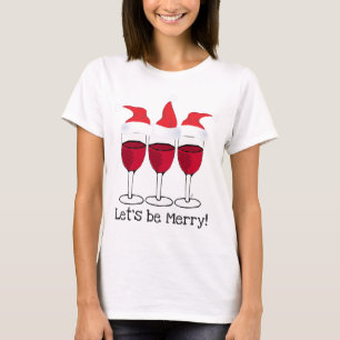 T-SHIRT SOYONS VIN ROUGE DE JOYEUX NOËL ET COPIE DE