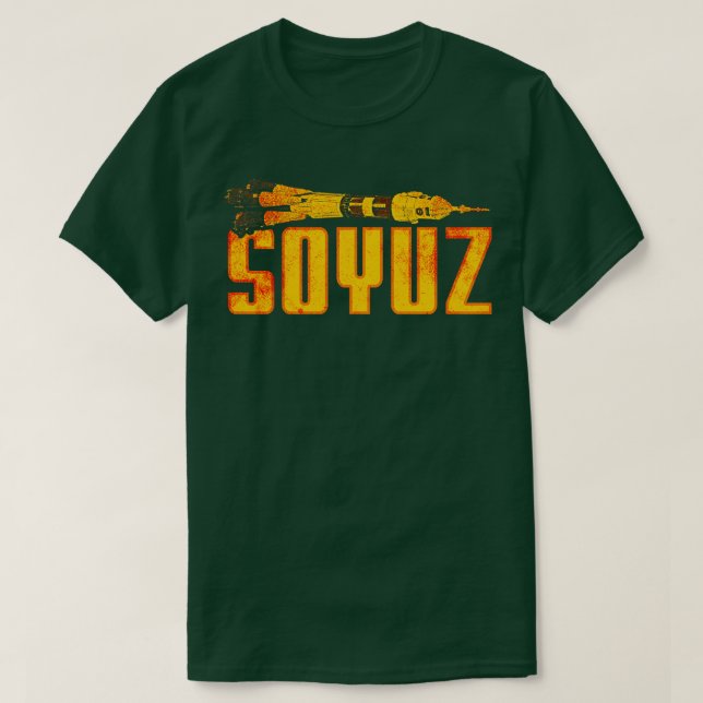 T-shirt Soyouz Rocket Union soviétique 8 (Design devant)