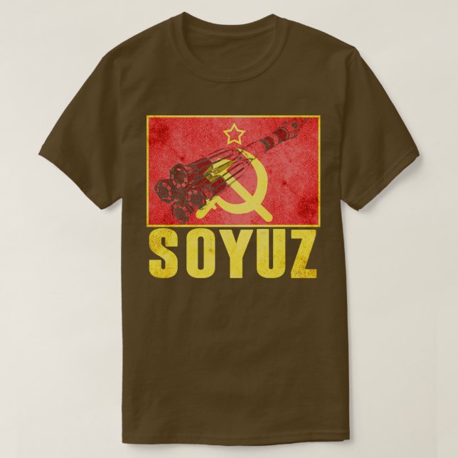 T-shirt Soyouz Rocket Union soviétique 9 (Design devant)