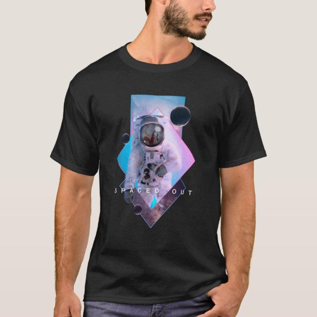 T-shirt Spa externe Vaporwave esthétique astronaute (Devant)