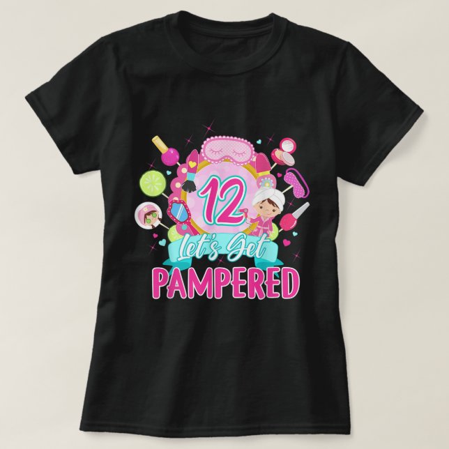 T-shirt Spa Jour Anniversaire Fête Fournitures Pour n Fill (Design devant)