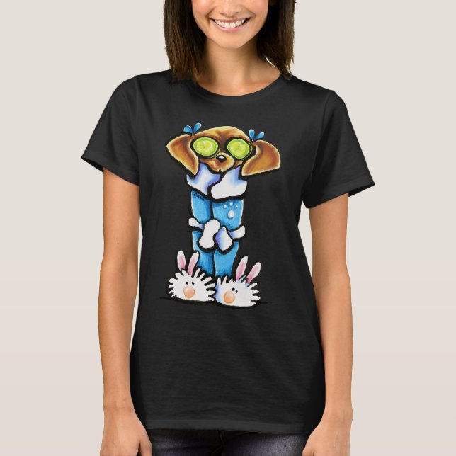 T-shirt Spa Red Dachshund (Devant)