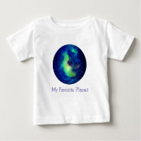 T-shirt Space Baby Fine Jersey, blanc