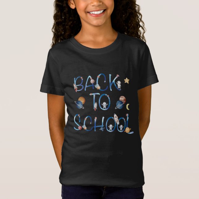 T-Shirt Space, back to school (Devant)