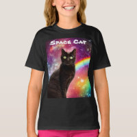 T-shirt Space Cat