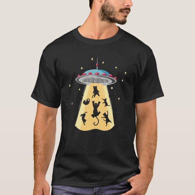 T-shirt Space Cat (Devant)
