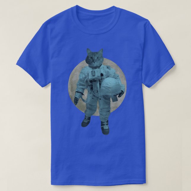 T-shirt Space Cat Lover Astronaut Science Teach Geek Pub C (Design devant)