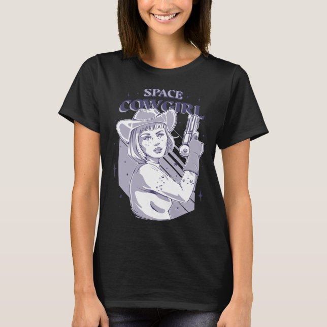 T-shirt Space Cowgirl (Devant)
