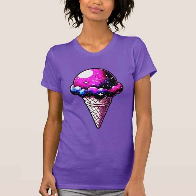 T-shirt Space Cream Cone 205 (Devant)
