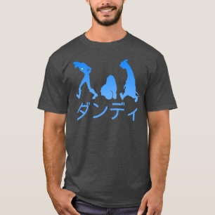 T-shirt Space Dandy Silhouette Dandy Blue