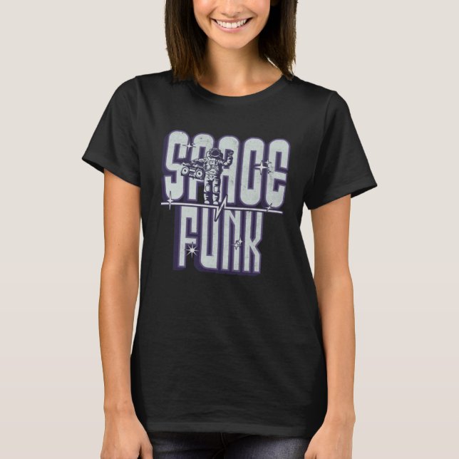 T-shirt Space Funk Chillin Astronaut Galaxy Spaceman Astra (Devant)