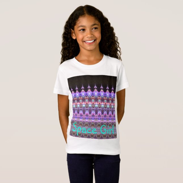 T-Shirt Space Girl (Devant entier)