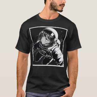 T-shirt Space Girl Anime 2