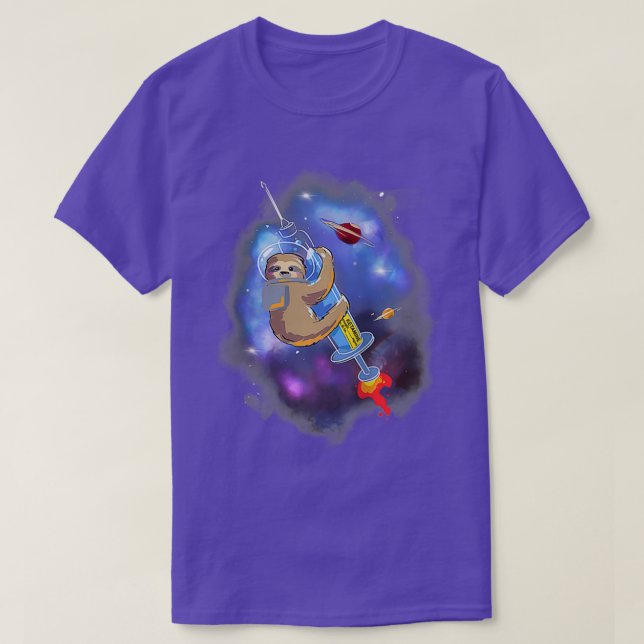 T-shirt Space ketamine sloth anesthesia critical care Emer (Design devant)