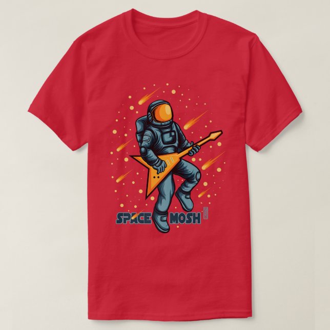 T-shirt SPACE MOSH ASTRONAUT solo (Design devant)
