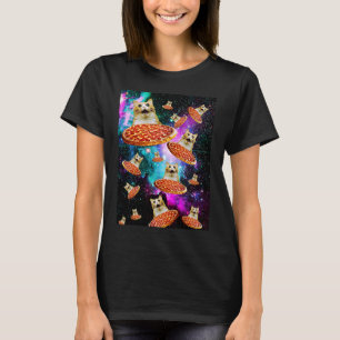 T-shirt Space Pizza Chat Astronaut Kitten Sarcasm Gala ali