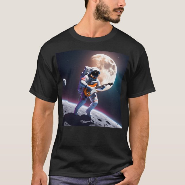 T-shirt Space Rock - L'astronaute Jam Sesh (Devant)