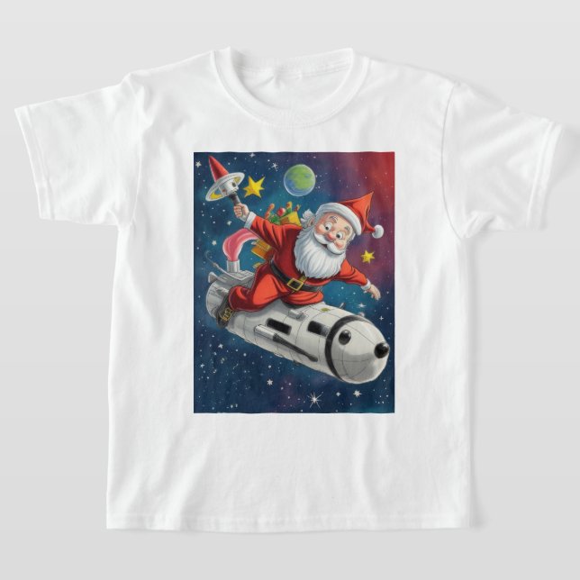 T-shirt Space Santa Claus (Poser)