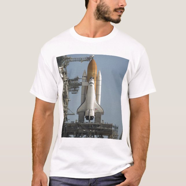 T-shirt Space Shuttle Discovery est prêt (Devant)