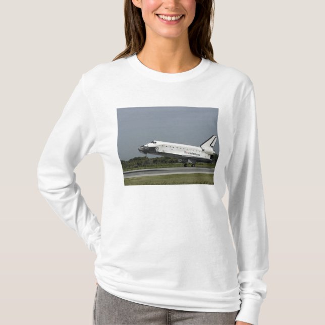 T-shirt Space Shuttle Endeavour touche down (Devant)