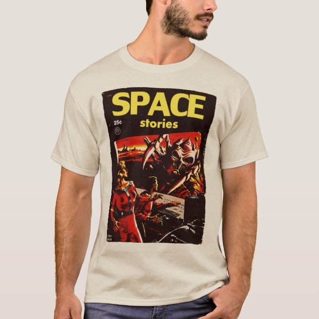 T-shirt SPACE Stories des années 60 (Devant)
