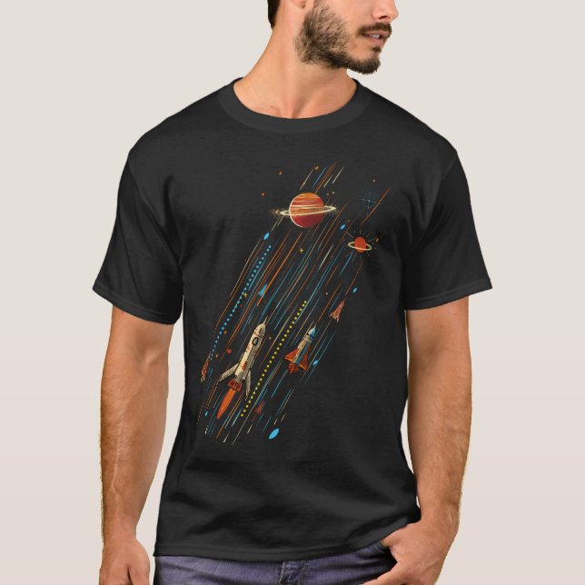 T-shirt Space Travel est Cool (Devant)