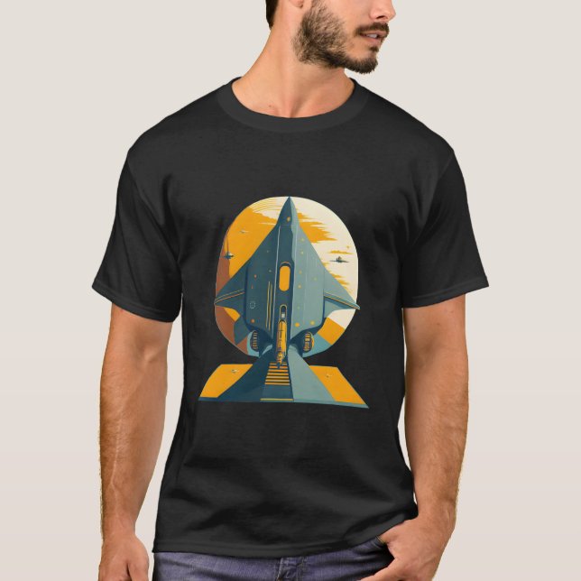 T-shirt Spacecraft Science-Fiction (Devant)