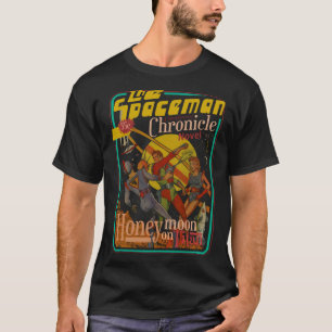 T-shirt Spaceman chroniquera la science vintage fi