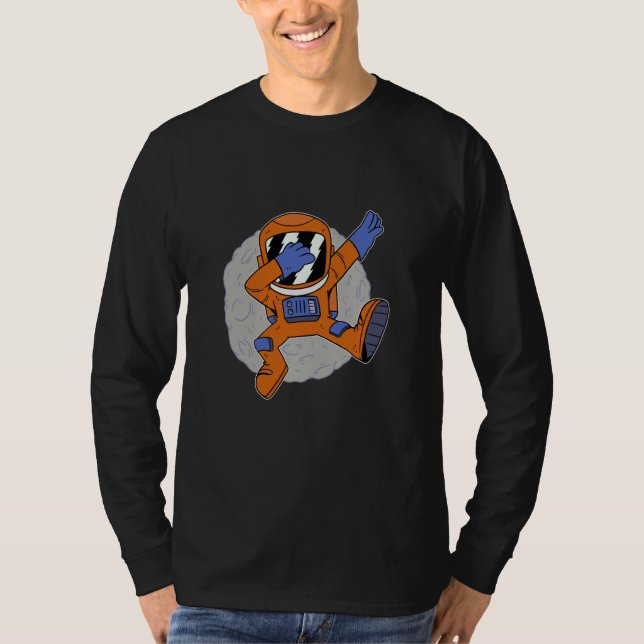 T-shirt spaceman space astronaut dab dabbing (Devant)